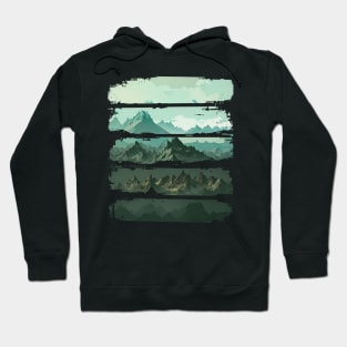 Dangerous Spiky Mountains Hoodie